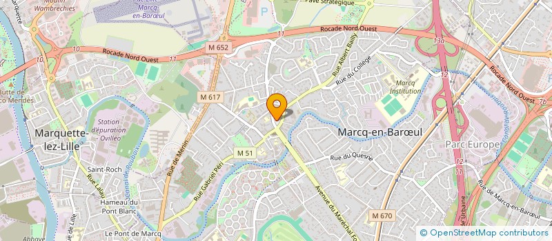 localisation de l'entreprise MONSIEUR HERVEY RAKOTOMALALA à MARCQ-EN-BARŒUL