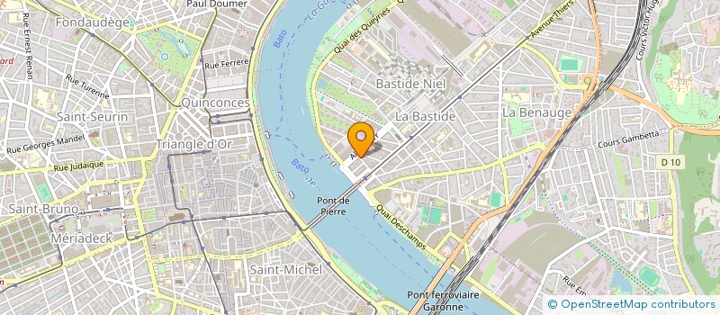 localisation de l'entreprise MONSIEUR HERVIN BESSEDE  BORDEAUX