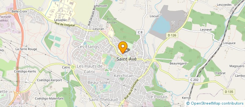 localisation de l'entreprise MONSIEUR HERWANN EGRON  SAINT-AVE