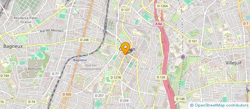 localisation de l'entreprise MONSIEUR HERY RAJAONARIVONY  CACHAN