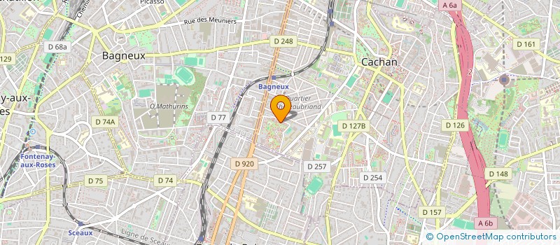 localisation de l'entreprise MONSIEUR HERY RAMAMONJISOA  CACHAN