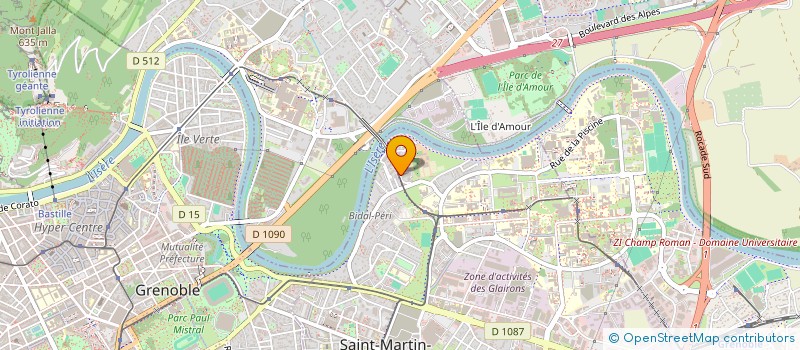 localisation de l'entreprise MONSIEUR HERY RAOELINA ANDRIAMBOLOLONA  SAINT-MARTIN-D'HERES