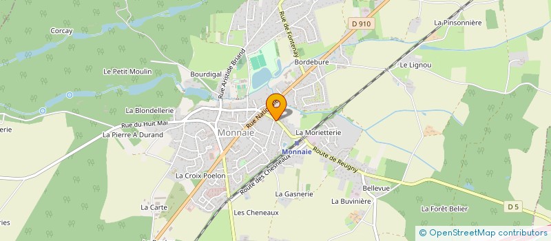 localisation de l'entreprise MONSIEUR HERY RATSIMIHAH ANDRIAMANEVA  MONNAIE