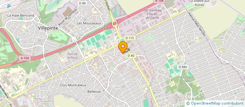 localisation de l'entreprise MONSIEUR HESHAM ELFEKY  VILLEPINTE