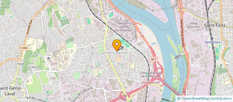 localisation de l'entreprise MONSIEUR HESSIM BEGNA  OULLINS-PIERRE-BENITE