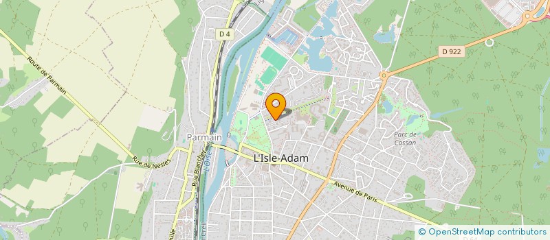 localisation de l'entreprise MONSIEUR HETEM DEMIR  L'ISLE-ADAM