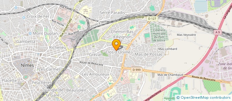 localisation de l'entreprise MONSIEUR HETEM GHODHBANI  NIMES