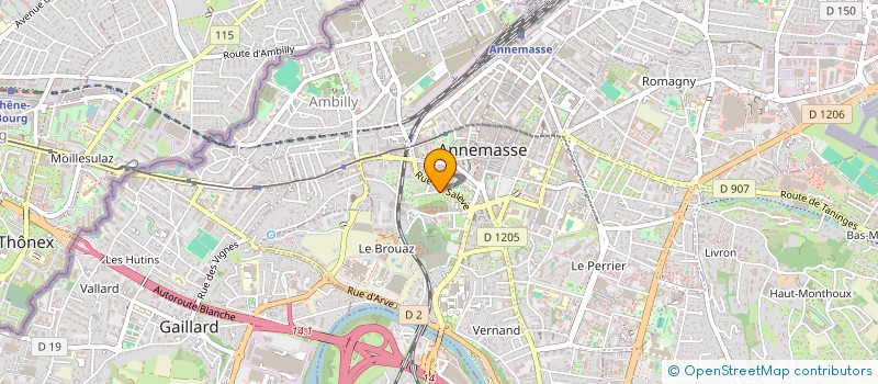 localisation de l'entreprise MONSIEUR HETEM RAFUNA  ANNEMASSE