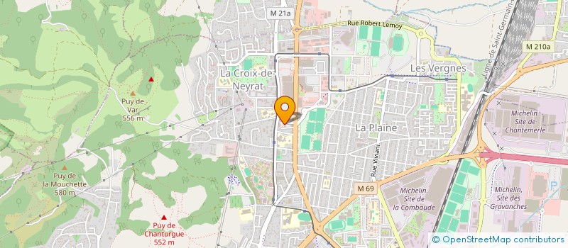 localisation de l'entreprise MONSIEUR HETEM SAHIN  CLERMONT-FERRAND