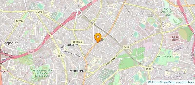 localisation de l'entreprise MONSIEUR HEUNG SHIN à MONTREUIL