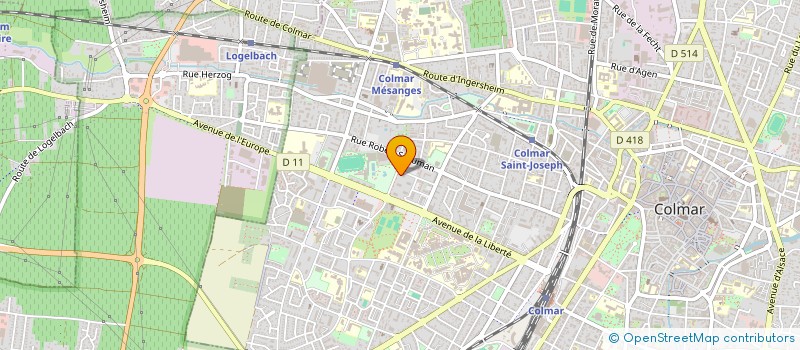 localisation de l'entreprise MONSIEUR HEWAD IBRAHIMKHIL  COLMAR