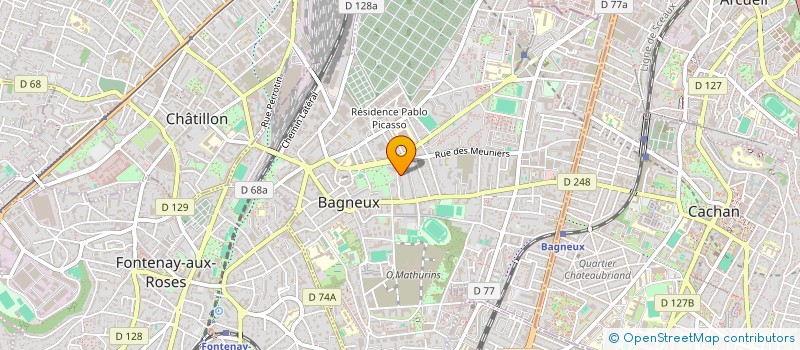 localisation de l'entreprise MONSIEUR HEWAD SAFI à BAGNEUX