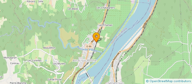 localisation de l'entreprise MONSIEUR HEXKAPHONE SOPHABMIXAY  ARRAS-SUR-RHONE