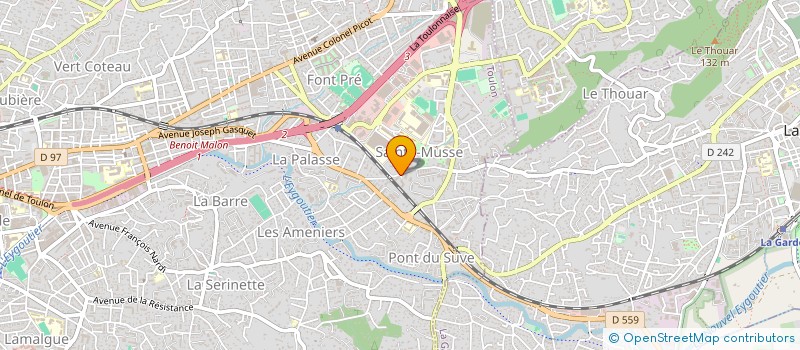 localisation de l'entreprise MONSIEUR HEYTHIM DAOUD  TOULON