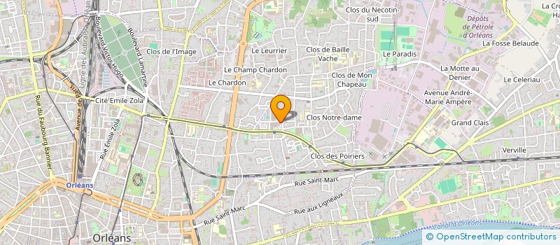 localisation de l'entreprise MONSIEUR HEZBULLAH SAFI  ORLEANS