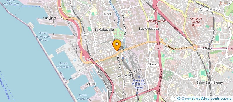 localisation de l'entreprise MONSIEUR HFIR TAHER à MARSEILLE
