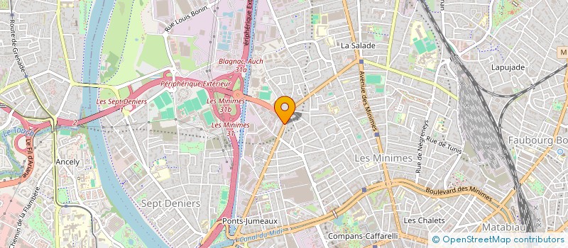 localisation de l'entreprise MONSIEUR HGTTG HHYY à TOULOUSE