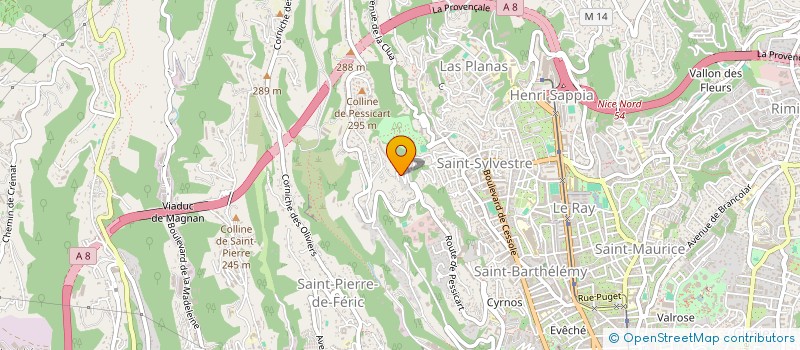 localisation de l'entreprise MONSIEUR HHGO TEARAC à NICE