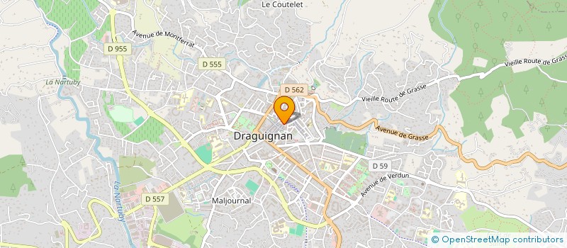 localisation de l'entreprise MONSIEUR HHH EGFEG  DRAGUIGNAN