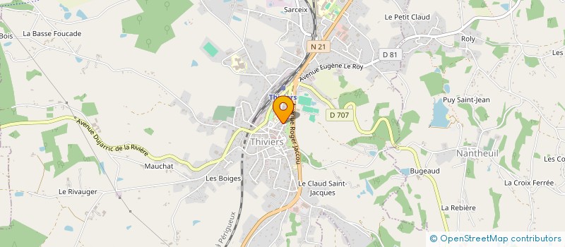 localisation de l'entreprise MONSIEUR HIANDJING PAGOU BANEHOTE à THIVIERS