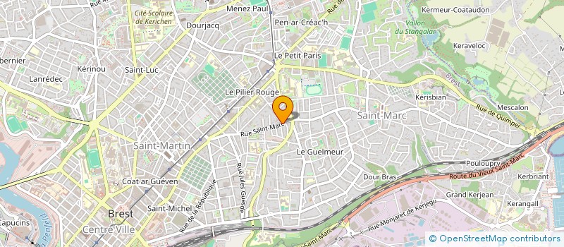 localisation de l'entreprise MONSIEUR HIANGA'A MANANGA MBOCK à BREST