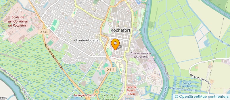 localisation de l'entreprise MONSIEUR HIBRAIM MATHE  ROCHEFORT