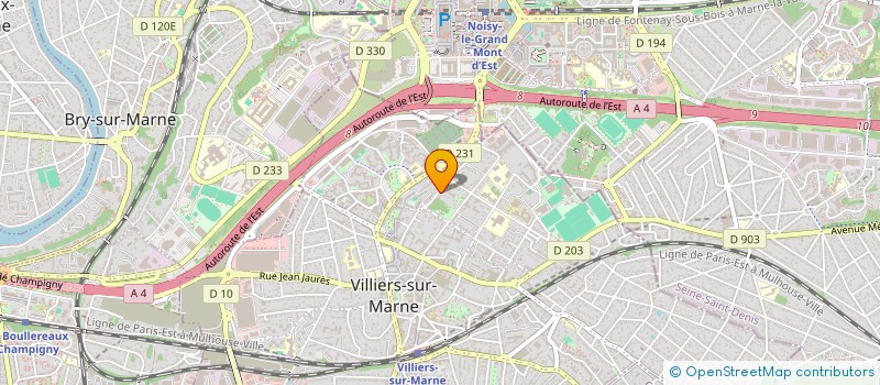 localisation de l'entreprise MONSIEUR HICHAM ABDERRAHIM  VILLIERS-SUR-MARNE