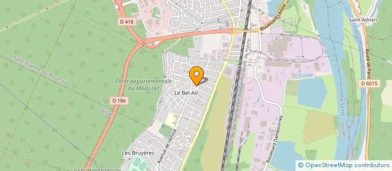 localisation de l'entreprise MONSIEUR HICHAM AIT HAMMOU OUBRAM  OISSEL