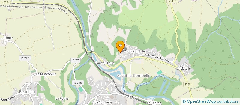 localisation de l'entreprise MONSIEUR HICHAM AIT OUJABOUNE  AUZAT-LA-COMBELLE