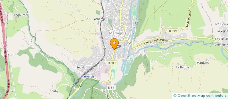 localisation de l'entreprise MONSIEUR HICHAM AIT OUSSAID à MARVEJOLS