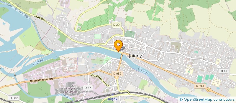 localisation de l'entreprise MONSIEUR HICHAM AKRACH à JOIGNY