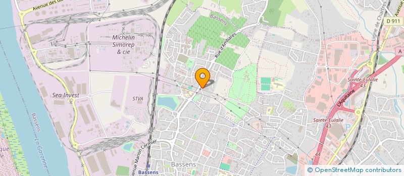 localisation de l'entreprise MONSIEUR HICHAM AMAJOU  BASSENS