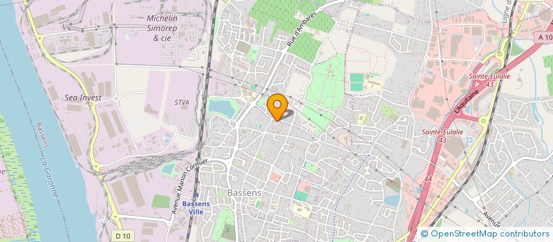 localisation de l'entreprise MONSIEUR HICHAM AMAR BAHIDA  BASSENS