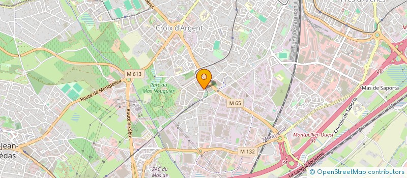 localisation de l'entreprise MONSIEUR HICHAM AMHAR à MONTPELLIER