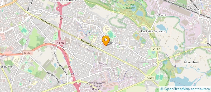 localisation de l'entreprise MONSIEUR HICHAM ATMANI  TRELAZE