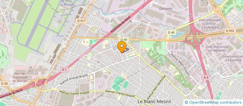 localisation de l'entreprise MONSIEUR HICHAM ATMANI à LE BLANC-MESNIL