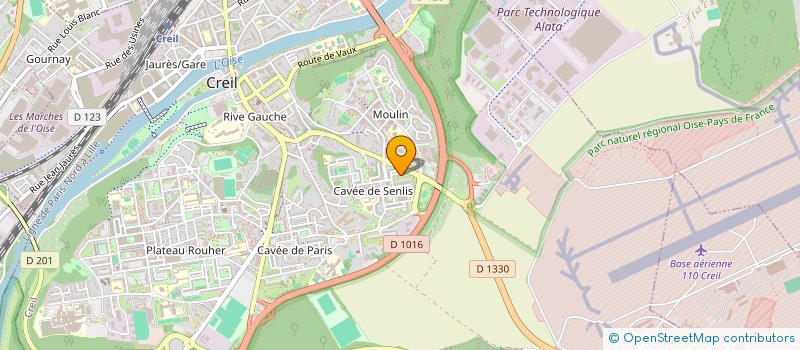 localisation de l'entreprise MONSIEUR HICHAM AYDOUNI  CREIL