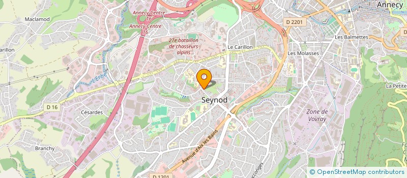 localisation de l'entreprise MONSIEUR HICHAM BADAOUI à ANNECY