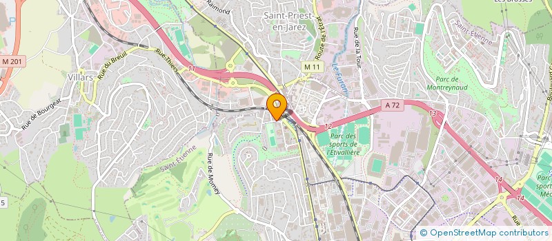 localisation de l'entreprise MONSIEUR HICHAM BADIDI  SAINT-ETIENNE