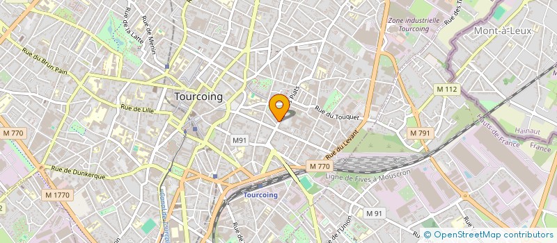 localisation de l'entreprise MONSIEUR HICHAM BAKOUR  TOURCOING