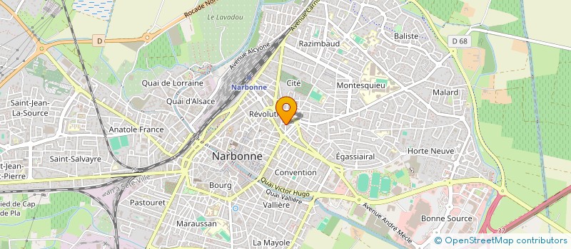 localisation de l'entreprise MONSIEUR HICHAM BELAIZI à NARBONNE