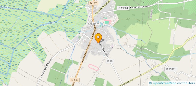 localisation de l'entreprise MONSIEUR HICHAM BELMIHOUB  ETAULIERS