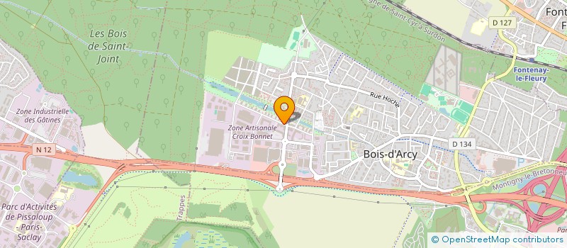 localisation de l'entreprise MONSIEUR HICHAM BEN ACHRAK  BOIS-D'ARCY