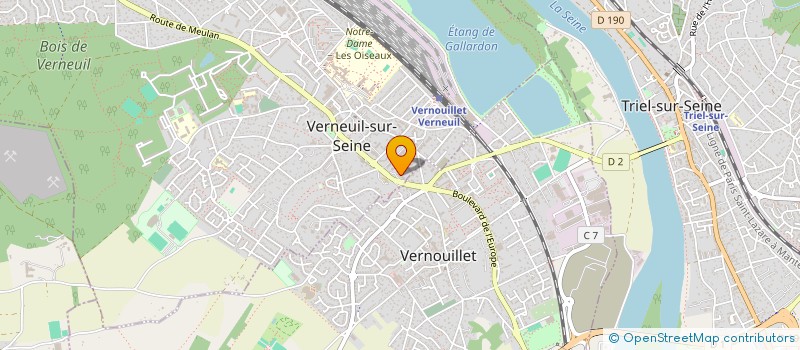 localisation de l'entreprise MONSIEUR HICHAM BENAISSA à VERNEUIL-SUR-SEINE