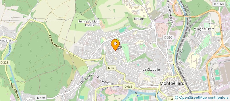 localisation de l'entreprise MONSIEUR HICHAM BENAOUAG  MONTBELIARD