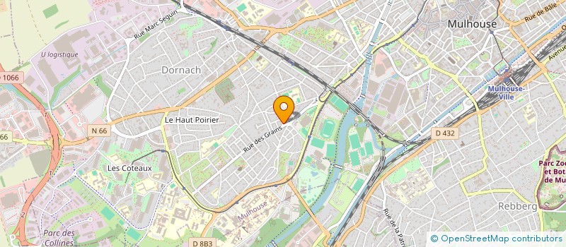 localisation de l'entreprise MONSIEUR HICHAM BENAZZOUZ  MULHOUSE