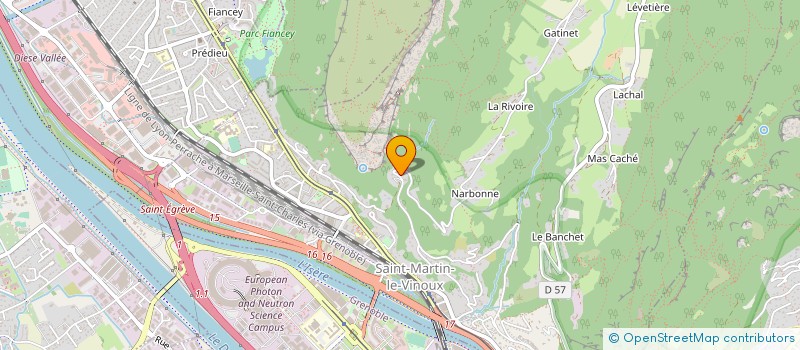 localisation de l'entreprise MONSIEUR HICHAM BENDIDANE  SAINT-MARTIN-LE-VINOUX