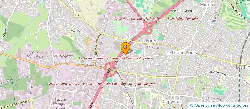 localisation de l'entreprise MONSIEUR HICHAM BENHAMMAD à EYSINES