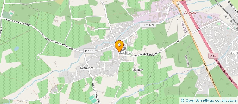 localisation de l'entreprise MONSIEUR HICHAM BENNANI  MARTILLAC