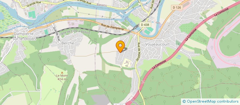 localisation de l'entreprise MONSIEUR HICHAM BENNOUR  VOUJEAUCOURT